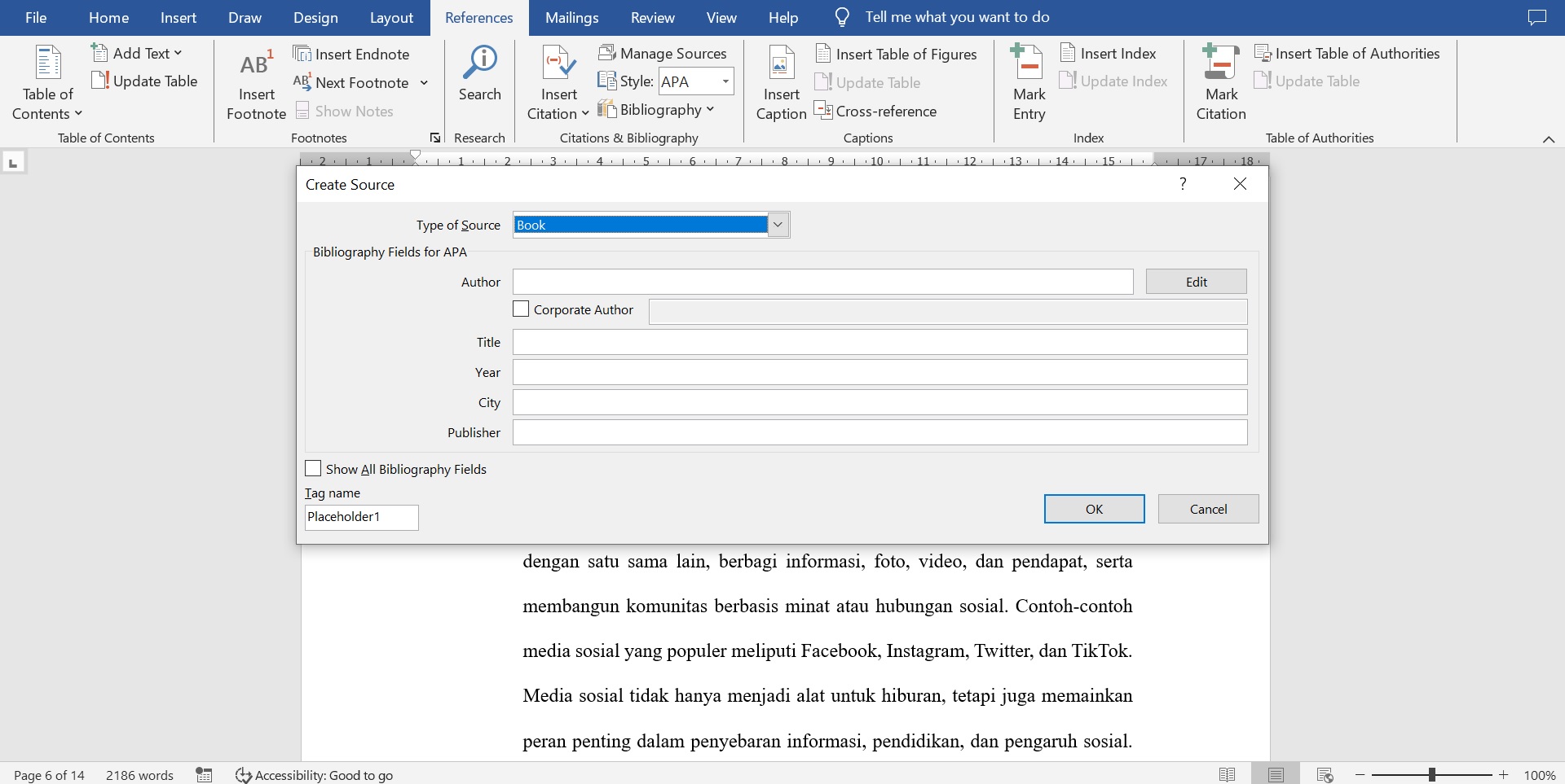 Cara Membuat Daftar Pustaka di Word dengan Mudah dan Cepat